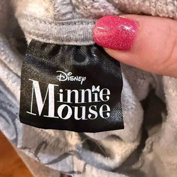 Disney Minnie Mouse size 6x gray and pink hooded dress - Picture 8 of 9